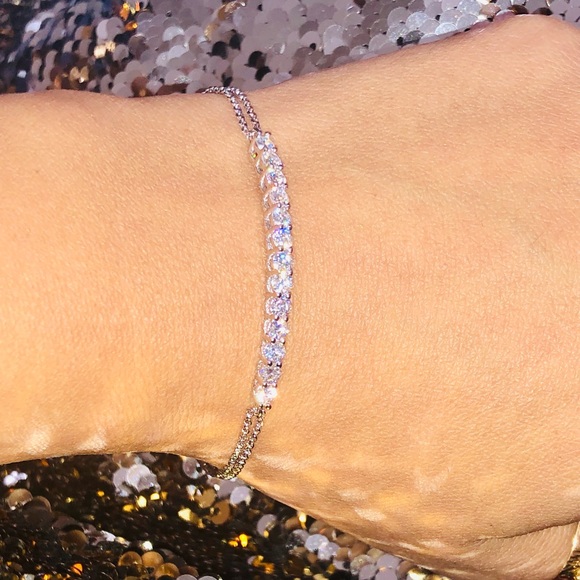 GRA certified VVS diamond bolo bracelet engagement wedding Valentine’s birthday - Picture 7 of 11